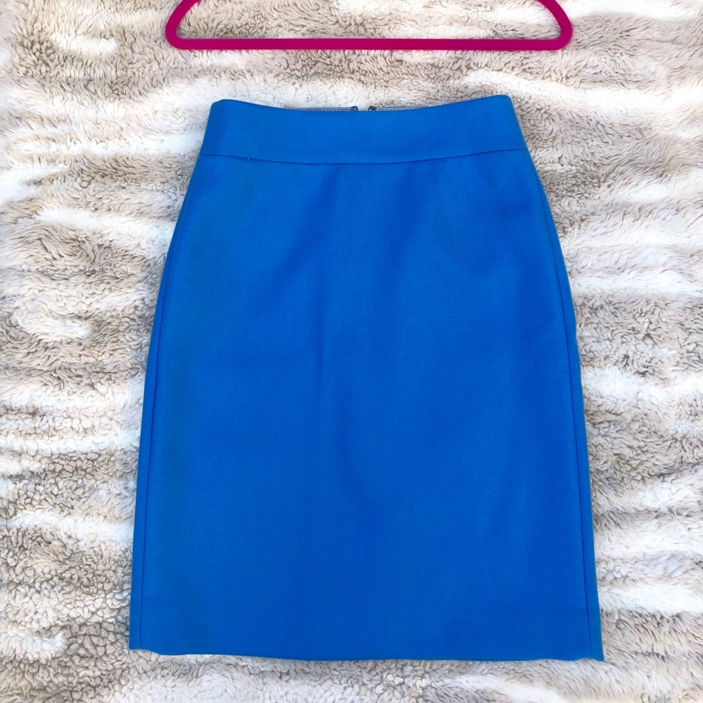 SOLD J. Crew No 2 Wool Pencil Skirt - Picture 5 of 8